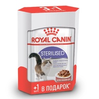 Влажный корм для стерилизованных кошек Canin Sterilised соус 85г 4+1 шт